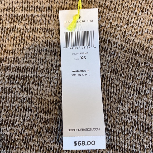 BCBGeneration short sleeve loosely woven sweater NWT - Picture 3 of 5